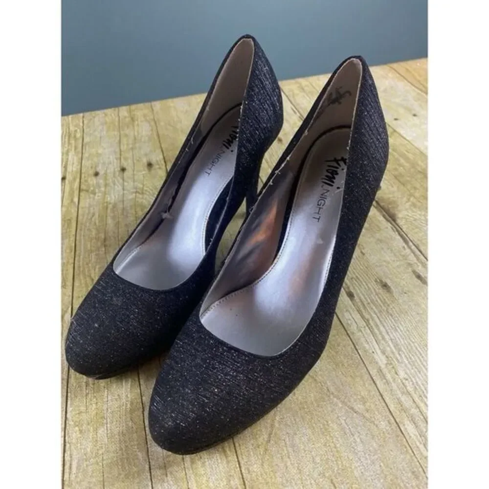 Fioni Night Sparkle Platform Pump 4
